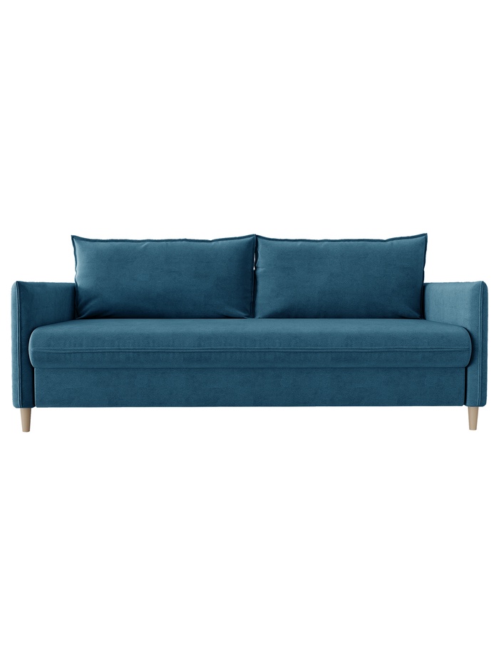 Диван прямой «Ольборг», НПБ, тик – так, цвет синий ultra midnight - Фото 1