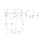 Диван угловой Ольборг/Luma 01 - фото 14967062