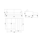 Диван угловой «Скандинавия», левый, НПБ, тик - так, коралловый ultra coral - Фото 12