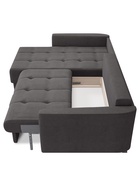 Диван угловой «Скандинавия», левый, НПБ, тик - так, цвет серый Newtone antracite - Фото 11