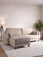 Диван угловой «Скандинавия», левый, НПБ, тик - так, цвет бежевый Newtone beige - Фото 4