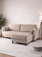 Диван угловой «Скандинавия», правый, НПБ, тик - так, цвет бежевый newtone beige - Фото 4