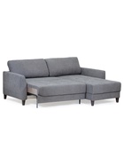 Диван угловой «Скандинавия», правый, НПБ, тик - так, цвет серый luma 14 - Фото 5