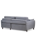 Диван угловой «Скандинавия», правый, НПБ, тик - так, цвет серый luma 14 - Фото 7