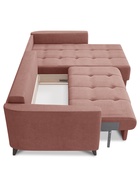 Диван угловой «Скандинавия», правый, НПБ, тик - так, цвет коралловый ultra coral - Фото 11