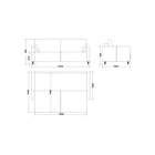 Диван б/д Стокгольм/Newtone emerald - фото 14967092