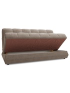 Диван прямой «Фишт», пружинный блок, книжка, цвет коричневый luma 06 - Фото 6