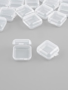 УЦЕНКА Коробочка для хранения мелочей, 3.5×3.5×1.8 см, прозрачный - Фото 1