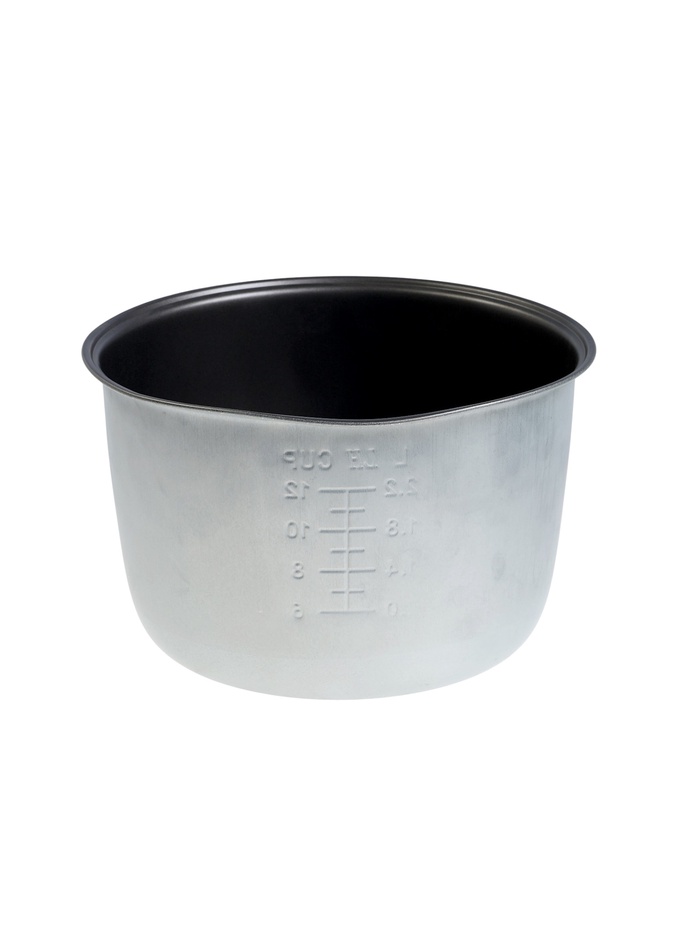 УЦЕНКА Чаша для мультиварки Luazon, 5 л, универсальная, антипригарная, серая - Фото 1