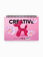 Скетчбук «Розовые шарики», А5, 80 л., твердая обложка - Фото 4