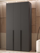 Шкаф трёхстворчатый «Марвэл», 1200×508×2400 мм, цвет браш графит/графит - Фото 1
