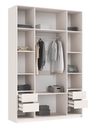 Шкаф четырёхстворчатый «Марвэл», 1600×508×2400 мм, цвет кашемир /кашемир 10933686