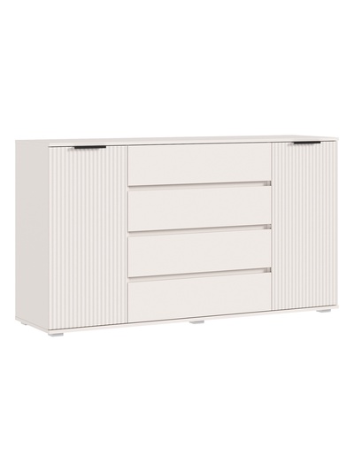 Комод напольный «Марвэл», 2 двери, 4 ящика, 1600×450×900 мм, цвет кашемир/кашемир