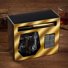 УЦЕНКА Подарочный набор "Для напитков по душе", бокал, щипцы, камни для охлаждения - Фото 5