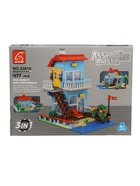 УЦЕНКА Конструктор «Загородный домик», 3 варианта сборки, 469 деталей - Фото 9