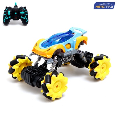 УЦЕНКА Джип радиоуправляемый DRIFT, 4WD, дрифт, работает от аккумулятора , цвет жёлтый
