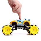 УЦЕНКА Джип радиоуправляемый DRIFT, 4WD, дрифт, работает от аккумулятора , цвет жёлтый - Фото 4