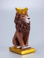 УЦЕНКА Копилка «Лев с короной» цветной,19×14×35 см - Фото 4