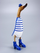 УЦЕНКА Сувенир «Утка в синем» дерево 45 см 10943851