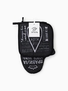 Кухонный набор «Этель. Правила дома»: варежка-прихватка 20×28 см, прихватка 19×19 см - фото 809284755