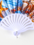 Веер складной «Морские ракушки», 23 см, МИКС (комплект 12 шт) - фото 58058140