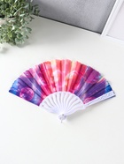 Веер складной «Пузырьки», 23 см, МИКС (комплект 12 шт) - фото 58058143