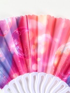 Веер складной «Пузырьки», 23 см, МИКС (комплект 12 шт) - фото 58058144