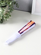 Веер складной «Спящие котики на полянке», 23 см, МИКС - фото 118994261