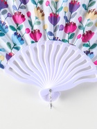 Веер складной «Ситец цветочный», 23 см, МИКС - фото 118994265