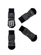 Носки нескользящие «Лапки», L (7.5×18 см), набор 4 шт., чёрные - фото 809261419 Носки нескользящие «Лапки», L (7.5×18 см), набор 4 шт., чёрные - фото 809261419