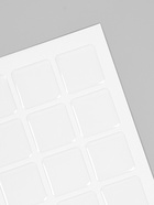 Стикеры эпоксидные прозрачные заготовки 3D 100 шт 2,5 x 2,5 см + самоклеящаяся бумага - фото 58058306