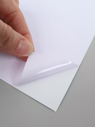 Стикеры эпоксидные прозрачные заготовки 3D 100 шт 2,5 x 2,5 см + самоклеящаяся бумага - фото 58058311