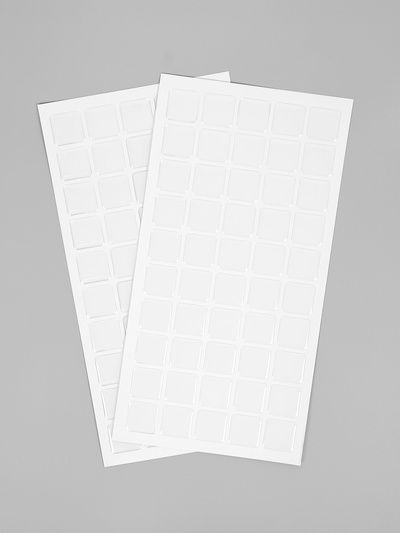 Стикеры 3D заготовки 100 шт., 2.5×2.5 см