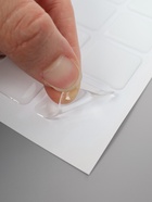 Стикеры эпоксидные прозрачные заготовки 3D 100 шт 2,5 x 2,5 см - фото 58058323