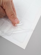 Стикеры эпоксидные прозрачные заготовки 3D 50 шт 3 х 3 см - фото 58058327