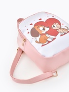 Рюкзак детский «Выбражулька», на молнии, 18×8×23 см, розовый - Фото 6
