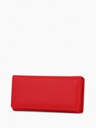 Кошелёк женский на магните, 19×3×10 см, однотонный, красный - Фото 6