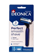 Бритвенный станок со сменной кассетой DEONICA 3 FOR MEN, 3 лезвия - Фото 2