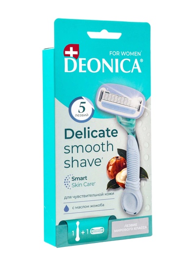 Бритвенный станок со сменной кассетой DEONICA 5 FOR WOMEN, 5 лезвий