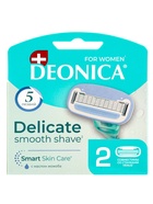 Сменные кассеты DEONICA 5 FOR WOMEN, 5 лезвий, 2 шт. - Фото 2