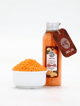 Жемчуг для ванны во флаконе, 85 г, аромат сливочный мандарин, URAL LAB (комплект 2 шт)