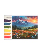 Набор альбомов д/рис А4, 40л на скобе Calligrata, обл мел карт 2шт 10927131