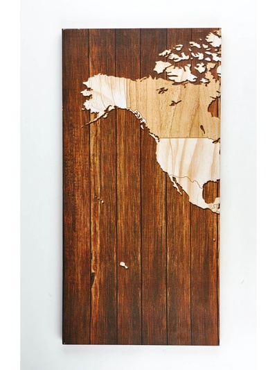 УЦЕНКА Модульная картина «Карта», 33×73 см