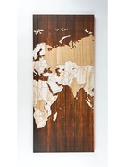 УЦЕНКА Модульная картина "Карта", 33 х 73 см - фото 14997215