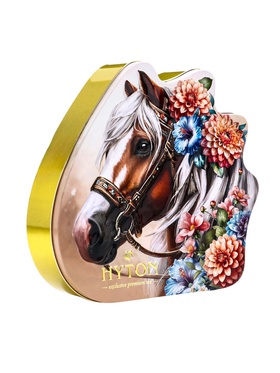 Чай чёрный новогодний «Лошадь с цветами», 100 г