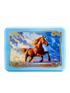 Чай чёрный новогодний HYTON «Шкатулка голубая с символом года», 50 г - фото 809261821