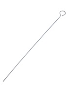 УЦЕНКА Набор шпажек - шампуров для шашлыка, 12 шт., 30 см, рукоять - кольцо, металлические - Фото 3