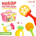 УЦЕНКА Крошка Я набор погремушек с прорезывателем "Фруктики" SL-07132B, 4 шт, с апельсином 1045092 10944613
