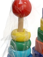 УЦЕНКА (НЕ ХВАТАЕТ ДВУХ ДЕТАЛЕЙ )Логическая пирамидка «Большое трио» 27.5×9×20 см - Фото 8