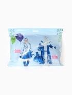 Карнавальный костюм «Снегурочка Сказочная»: кафтан, юбка, шапка, варежки, коса, имитация сапог 10924313